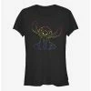 New 🎉 Disney Stitch Rainbow Pride Stitch T-Shirt 👍 -lilo and stitch shop 15828632 hi