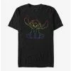 Best Sale 🌟 Disney Stitch Rainbow Pride Stitch T-Shirt ❤️