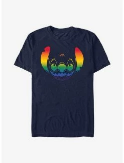 Top 10 🎉 Disney Stitch Face Rainbow Pride T-Shirt 😉