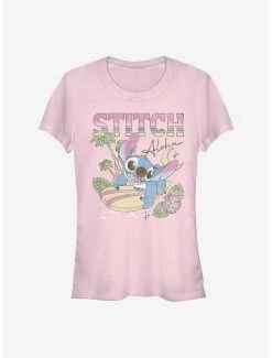 New 🥰 Disney Lilo & Stitch Aloha Stitch 👧 Girls T-Shirt 🔔