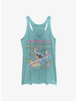 New 😀 Disney Lilo & Stitch Aloha Stitch 👧 Girls Tank 🎉