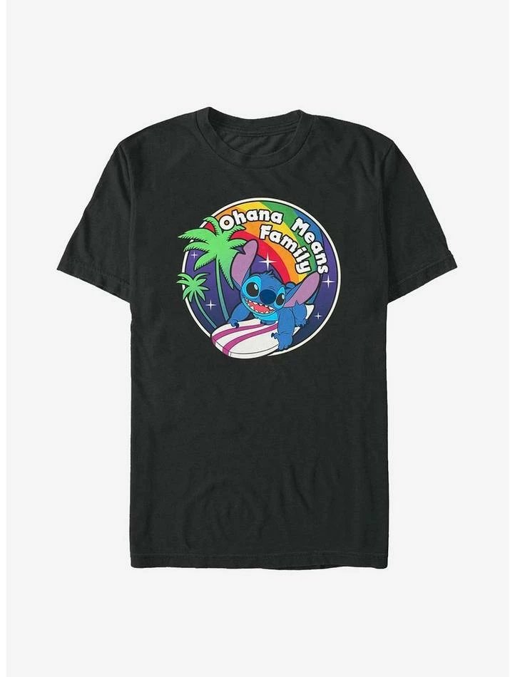 Cheap โ Disney Lilo & Stitch Rainbow Ohana Means Family T-Shirt ๐ 4 Cheap โ Disney Lilo & Stitch Rainbow Ohana Means Family T-Shirt ๐ - Image 2