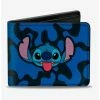 Best Pirce 🔥 Disney Lilo & Stitch Stitch Tongue Out Bifold Wallet 🧨