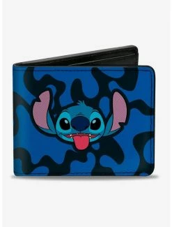Best Pirce 🔥 Disney Lilo & Stitch Stitch Tongue Out Bifold Wallet 🧨