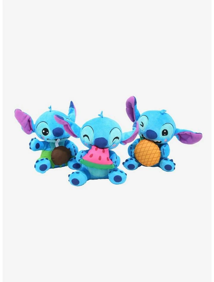 Brand new โจ Disney Lilo & Stitch Fruits Assorted Blind Plush ๐งจ 3 Brand new โจ Disney Lilo & Stitch Fruits Assorted Blind Plush ๐งจ