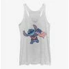 Best Sale 🔔 Disney Lilo & Stitch Tropical Stitch Flag 👧 Girls Tank Htr 🥰