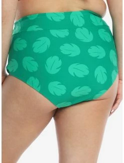 Top 10 👏 Disney Lilo & Stitch Leaf High-Waisted Swim Bottoms Plus Size 🛒 -lilo and stitch shop 16460355 av2