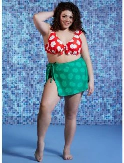 Cheapest ⭐ Disney Lilo & Stitch Leaf Sarong Cover-Up Plus Size 🤩