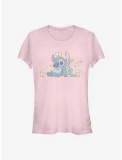 Best Sale 🎁 Disney Lilo & Stitch Ducky Kind 👧 Girls T-Shirt ✨