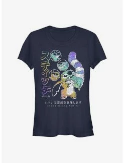 Top 10 🎉 Disney Lilo & Stitch Japanese Stitch 👧 Girls T-Shirt 🔥