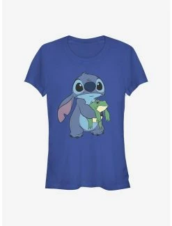 Hot Sale 👍 Disney Lilo & Stitch Froggie 👧 Girls T-Shirt 💯