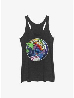 Best deal 🎉 Disney Lilo & Stitch Rainbow Ohana Means Family 👧 Girls Tank 🤩