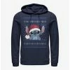 Best Sale ⌛ Disney Lilo & Stitch Holiday Stitch Wearing Santa Hat Hoodie 🎉 -lilo and stitch shop 16586880 hi