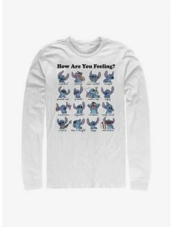 Discount 🎉 Disney Lilo & Stitch Moods Long-Sleeve T-Shirt ✨