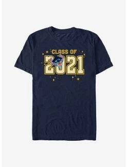 Budget 👏 Disney Lilo & Stitch Class Of 2021 T-Shirt ❤️