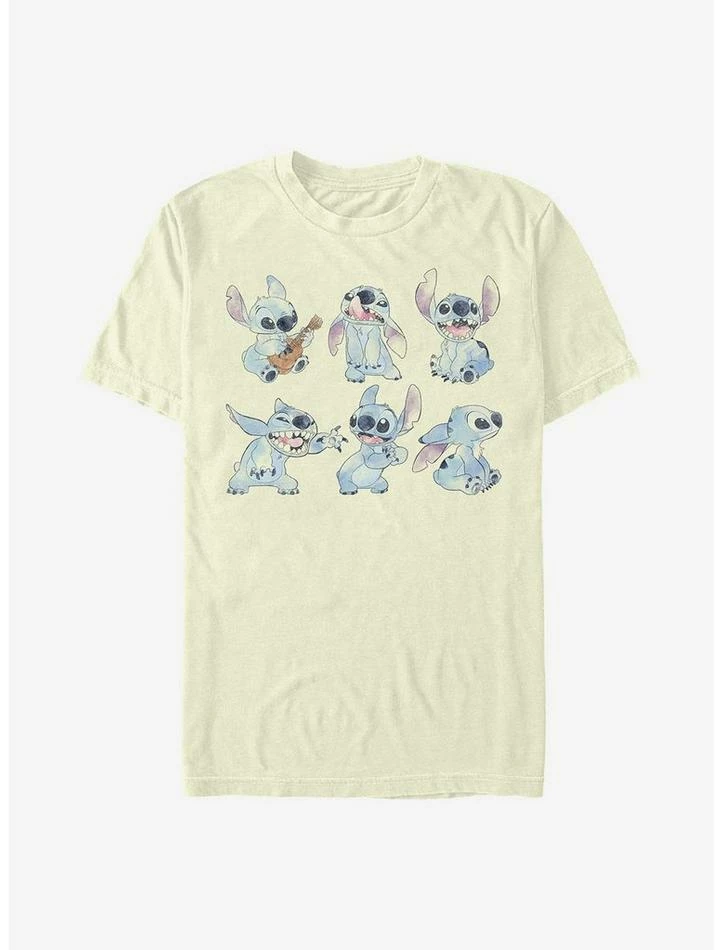 Best Sale 🥰 Disney Lilo & Stich Watercolor T-Shirt 😍 4 Best Sale 🥰 Disney Lilo & Stich Watercolor T-Shirt 😍 - Image 2