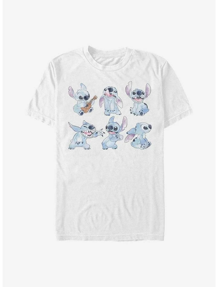 Best Sale 🥰 Disney Lilo & Stich Watercolor T-Shirt 😍 5 Best Sale 🥰 Disney Lilo & Stich Watercolor T-Shirt 😍 - Image 3