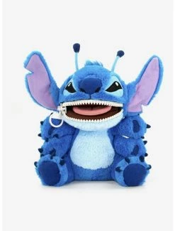 Promo ๐ Disney Lilo & Stitch Stitch Zipper Mouth Plush โจ