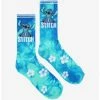 Brand new ✔️ Disney Lilo & Stitch Hibiscus Tie-Dye Crew 🧦 Socks 😍 -lilo and stitch shop 16751366 hi