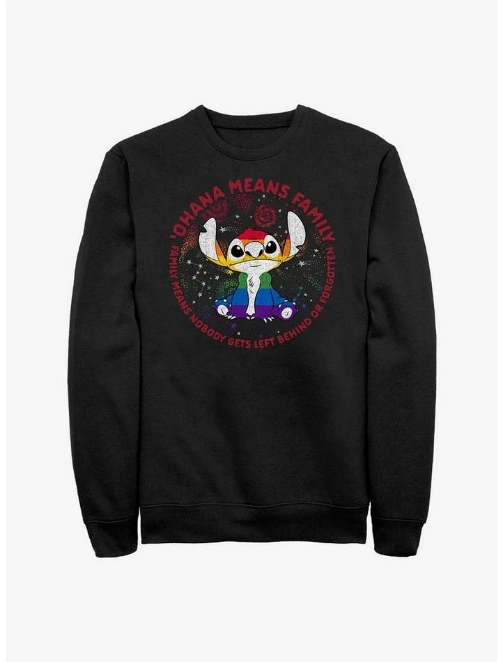 Flash Sale ๐ Disney Lilo And Stitch Ohana Means Family Rainbow Pride Sweatshirt ๐ 3 Flash Sale ๐ Disney Lilo And Stitch Ohana Means Family Rainbow Pride Sweatshirt ๐
