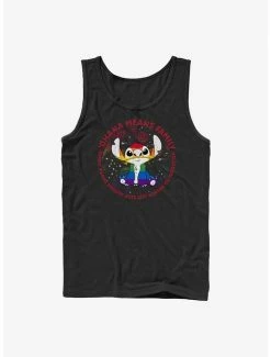 Brand new 🎉 Disney Lilo And Stitch Ohana Means Family Rainbow Pride Tank Top 😀