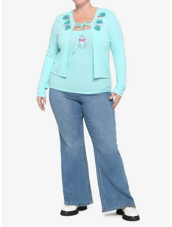 Deals ๐ Disney Lilo & Stitch ๐ง Girls Cardigan & Cami Set Plus Size ๐ 4 Deals ๐ Disney Lilo & Stitch ๐ง Girls Cardigan & Cami Set Plus Size ๐ - Image 2