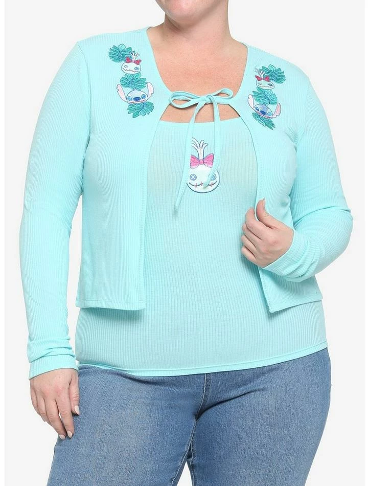 Deals ๐ Disney Lilo & Stitch ๐ง Girls Cardigan & Cami Set Plus Size ๐ 3 Deals ๐ Disney Lilo & Stitch ๐ง Girls Cardigan & Cami Set Plus Size ๐
