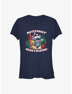 Wholesale 🧨 Disney Lilo & Stitch Mischief And Merrymaking 👧 Girls T-Shirt ✔️