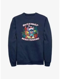 Best reviews of ❤️ Disney Lilo & Stitch Mischief And Merrymaking Crew Sweatshirt 😍