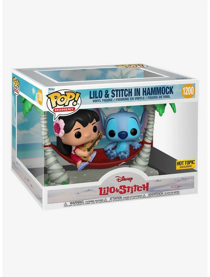 New ๐ฏ Funko Disney Lilo & Stitch Pop! Moment Lilo & Stitch In Hammock Vinyl Figure Hot Topic Exclusive ๐ 3 New ๐ฏ Funko Disney Lilo & Stitch Pop! Moment Lilo & Stitch In Hammock Vinyl Figure Hot Topic Exclusive ๐ - Image 2