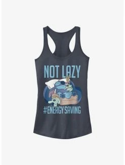 Discount 🎁 Disney Lilo & Stitch Not Lazy Energy Saving 👧 Girls Tank 🎉