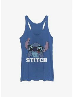 Best Pirce 💯 Disney Lilo & Stitch Tongue Out 👧 Girls Tank 😉