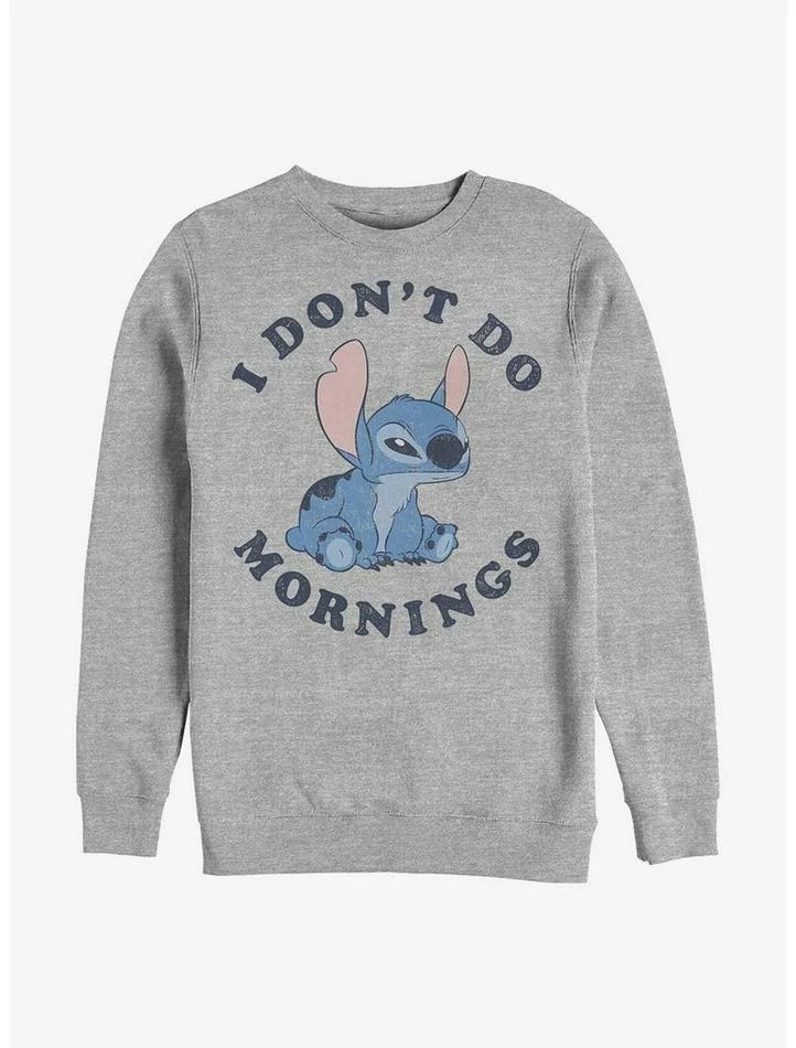 Best Sale ๐ Disney Lilo & Stitch I Don't Do Mornings Crew Sweatshirt ๐คฉ 3 Best Sale ๐ Disney Lilo & Stitch I Don't Do Mornings Crew Sweatshirt ๐คฉ
