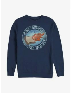 Brand new ⭐ Disney Lilo & Stitch Pudge Controls The Weather Crew Sweatshirt 👏