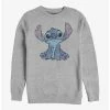 Promo ✔️ Disney Lilo & Stitch Simply Stitch Crew Sweatshirt 🤩 -lilo and stitch shop 17273150 hi