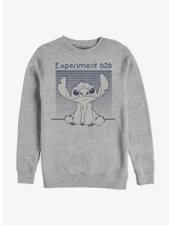 Hot Sale 💯 Disney Lilo & Stitch Stitch Experiment 626 Experiment Crew Sweatshirt 🎉
