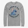 Discount ❤️ Disney Lilo & Stitch I Don't Do Mornings Long-Sleeve T-Shirt 🔥 1 Discount ❤️ Disney Lilo & Stitch I Don't Do Mornings Long-Sleeve T-Shirt 🔥 -lilo and stitch shop 17273290 hi