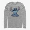 Promo ✔️ Disney Lilo & Stitch Simply Stitch Long-Sleeve T-Shirt 😉 -lilo and stitch shop 17273318 hi