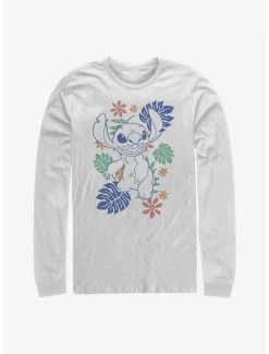 Best Pirce 😉 Disney Lilo & Stitch Tropical Stitch Long-Sleeve T-Shirt ⭐