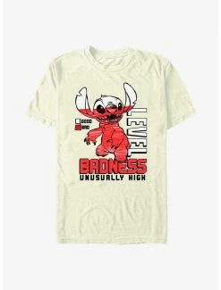Top 10 😀 Disney Lilo & Stitch Badness Level T-Shirt 🔥 -lilo and stitch shop 17273366 hi