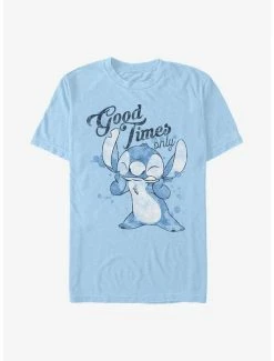 New 🌟 Disney Lilo & Stitch Good Times Only T-Shirt 🤩 -lilo and stitch shop 17273416 hi