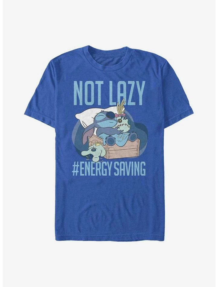 Promo ๐ Disney Lilo & Stitch Not Lazy Energy Saving T-Shirt ๐ 7 Promo ๐ Disney Lilo & Stitch Not Lazy Energy Saving T-Shirt ๐ - Image 5