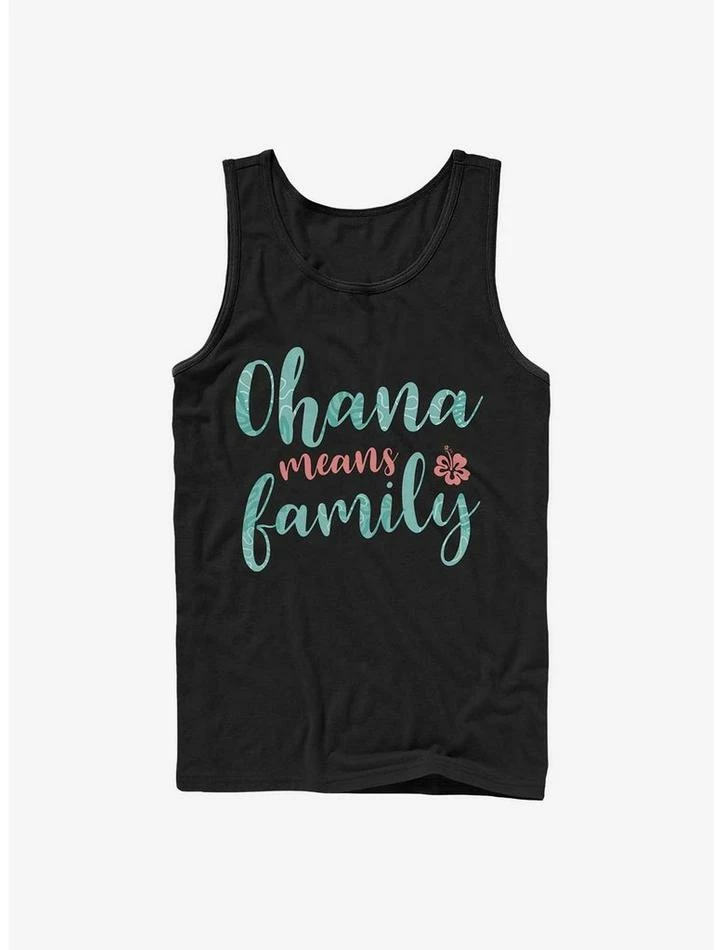 Coupon ๐ Disney Lilo & Stitch Ohana Script Tank ๐ 3 Coupon ๐ Disney Lilo & Stitch Ohana Script Tank ๐