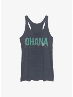 Brand new 😍 Disney Lilo & Stitch Ohana Bold 👧 Girls Tank 🌟