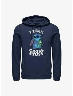 Cheapest ⌛ Disney Lilo & Stitch I Like Gross Stuff Stitch Hoodie 🛒