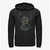 Best Pirce 🤩 Disney Lilo & Stitch Neon Stitch Hoodie 💯