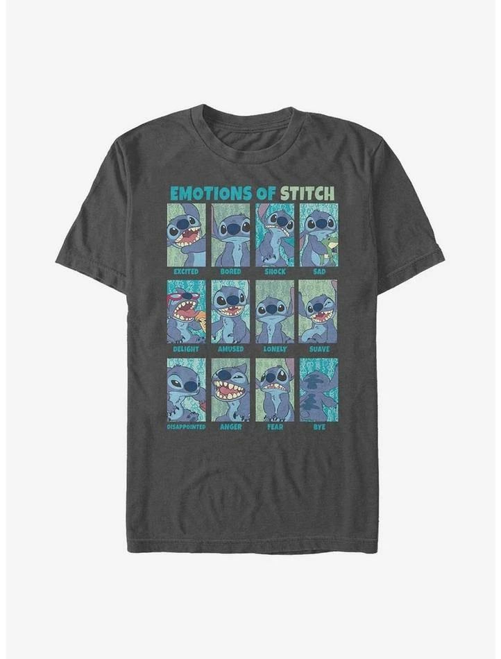 Best Pirce 🤩 Disney Lilo & Stitch Emotions Of Stitch T-Shirt ⌛ 5 Best Pirce 🤩 Disney Lilo & Stitch Emotions Of Stitch T-Shirt ⌛ - Image 3