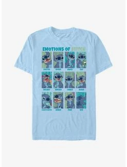 Best Pirce 🤩 Disney Lilo & Stitch Emotions Of Stitch T-Shirt ⌛