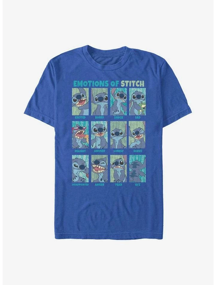 Best Pirce 🤩 Disney Lilo & Stitch Emotions Of Stitch T-Shirt ⌛ 8 Best Pirce 🤩 Disney Lilo & Stitch Emotions Of Stitch T-Shirt ⌛ - Image 6