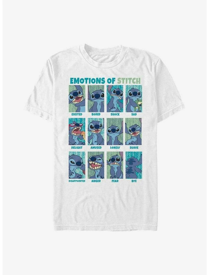 Best Pirce 🤩 Disney Lilo & Stitch Emotions Of Stitch T-Shirt ⌛ 9 Best Pirce 🤩 Disney Lilo & Stitch Emotions Of Stitch T-Shirt ⌛ - Image 7